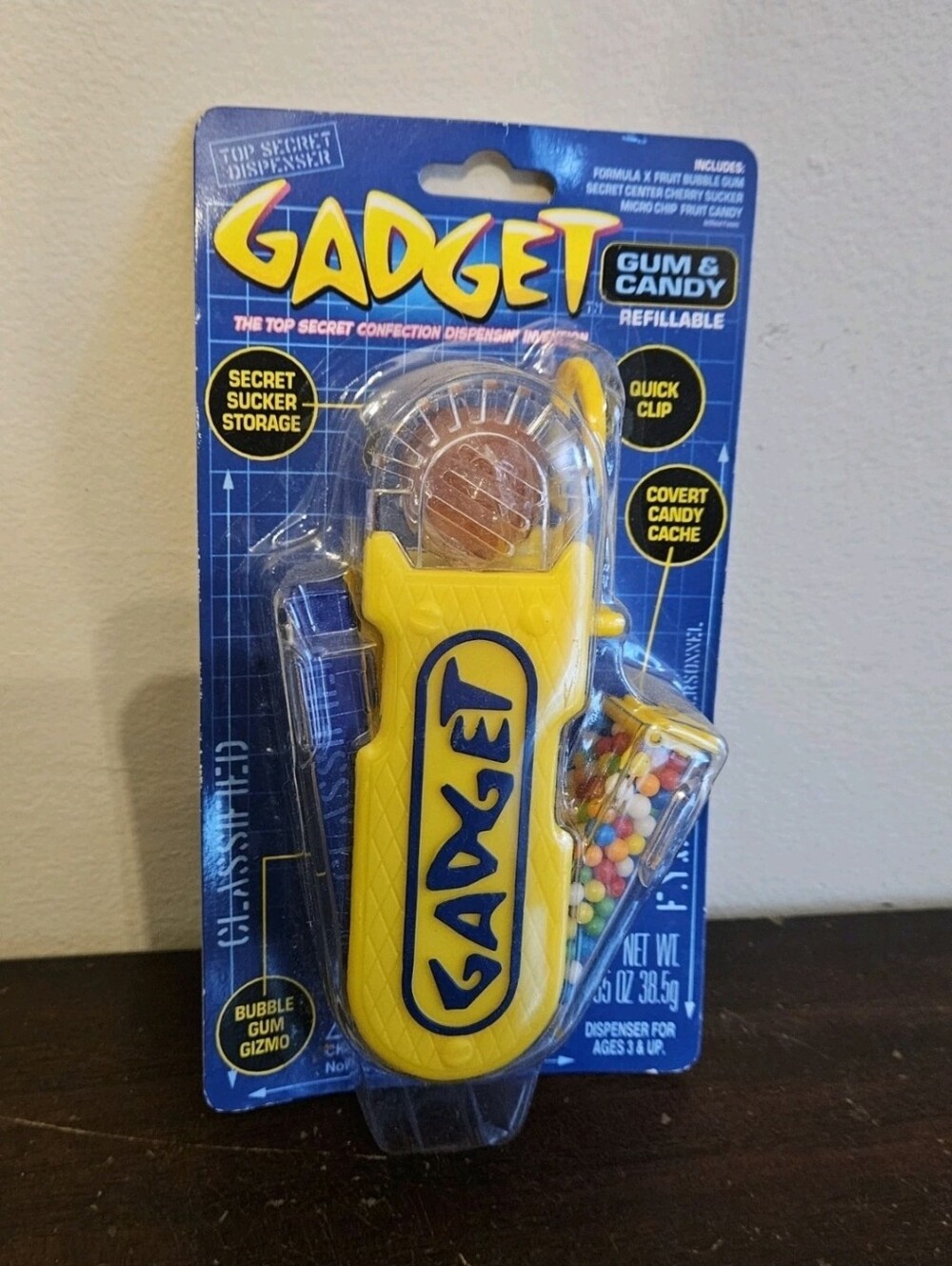 Vintage 2001 Amurol Gadget Novelty Utility Tool Candy Bubble Gum Container. New!